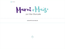 Tablet Screenshot of mamiemais.com